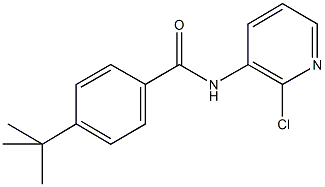 4-tert-butyl-N-(2-chloro-3-pyridinyl)benzamide Struktur