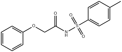 4-methyl-N-(phenoxyacetyl)benzenesulfonamide Struktur