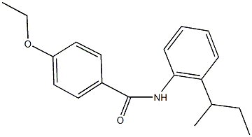 N-(2-sec-butylphenyl)-4-ethoxybenzamide Struktur