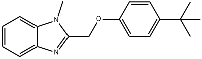 4-tert-butylphenyl (1-methyl-1H-benzimidazol-2-yl)methyl ether Struktur