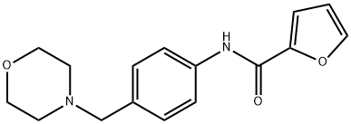 N-[4-(morpholin-4-ylmethyl)phenyl]-2-furamide Struktur