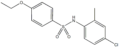 N-(4-chloro-2-methylphenyl)-4-ethoxybenzenesulfonamide Struktur