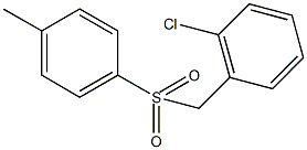 1-chloro-2-{[(4-methylphenyl)sulfonyl]methyl}benzene Struktur