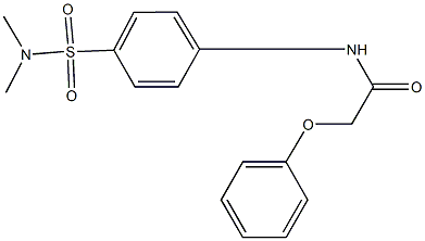 N-{4-[(dimethylamino)sulfonyl]phenyl}-2-phenoxyacetamide Struktur