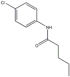 N-(4-chlorophenyl)pentanamide Struktur