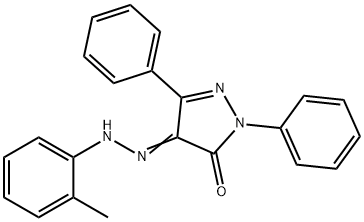 1,3-diphenyl-1H-pyrazole-4,5-dione 4-[(2-methylphenyl)hydrazone] Struktur