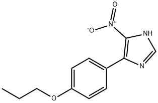 5-nitro-4-(4-propoxyphenyl)-1H-imidazole Struktur