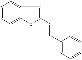 2-(2-phenylvinyl)-1-benzofuran Struktur