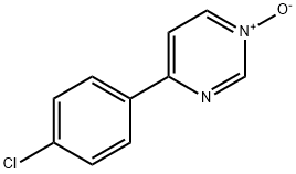 4-(4-chlorophenyl)pyrimidine 1-oxide Struktur