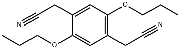 [4-(cyanomethyl)-2,5-dipropoxyphenyl]acetonitrile Struktur