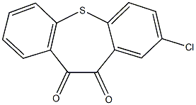 2-chlorodibenzo[b,f]thiepine-10,11-dione Struktur