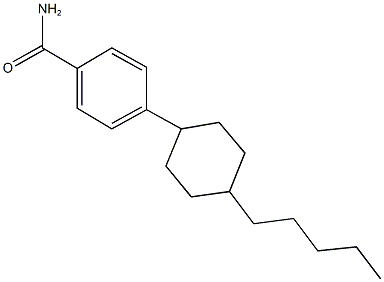 4-(4-pentylcyclohexyl)benzamide Struktur