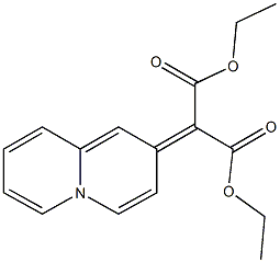 diethyl 2-(2H-quinolizin-2-ylidene)malonate Struktur