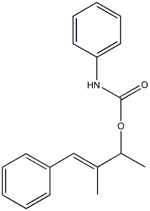 1,2-dimethyl-3-phenyl-2-propenyl phenylcarbamate Struktur