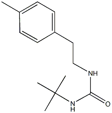 N-(tert-butyl)-N'-[2-(4-methylphenyl)ethyl]urea Struktur