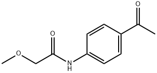 N-(4-acetylphenyl)-2-methoxyacetamide Struktur