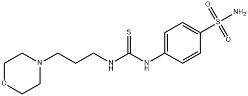 4-[({[3-(4-morpholinyl)propyl]amino}carbothioyl)amino]benzenesulfonamide Struktur