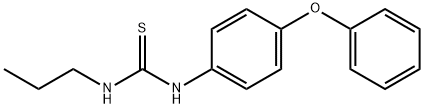 N-(4-phenoxyphenyl)-N'-propylthiourea Struktur