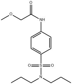 N-{4-[(dipropylamino)sulfonyl]phenyl}-2-methoxyacetamide Struktur