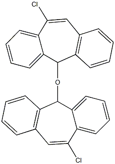 bis(10-chloro-5H-dibenzo[a,d]cyclohepten-5-yl) ether Struktur