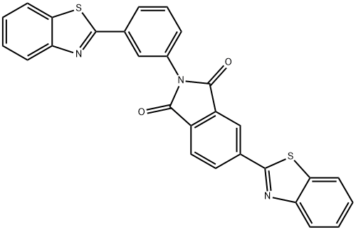 5-(1,3-benzothiazol-2-yl)-2-[3-(1,3-benzothiazol-2-yl)phenyl]-1H-isoindole-1,3(2H)-dione Struktur