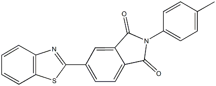 5-(1,3-benzothiazol-2-yl)-2-(4-methylphenyl)-1H-isoindole-1,3(2H)-dione Struktur