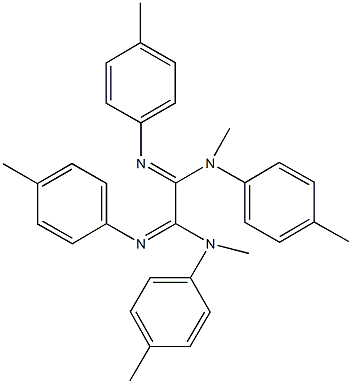 N~1~,N~2~-dimethyl-N~1~,N~2~,N'~1~,N'~2~-tetrakis(4-methylphenyl)ethanediimidamide Struktur