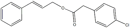 cinnamyl (4-chlorophenyl)acetate Struktur