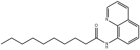 N-(8-quinolinyl)decanamide Struktur