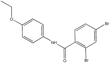 2,4-dibromo-N-(4-ethoxyphenyl)benzamide Struktur