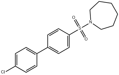 1-[(4'-chloro[1,1'-biphenyl]-4-yl)sulfonyl]azepane Struktur