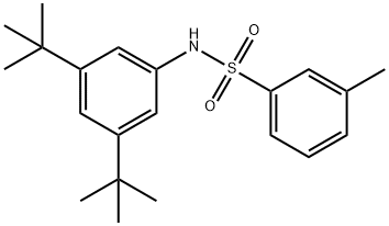 N-(3,5-ditert-butylphenyl)-3-methylbenzenesulfonamide Struktur