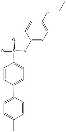 N-(4-ethoxyphenyl)-4'-methyl[1,1'-biphenyl]-4-sulfonamide Struktur