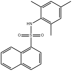 N-mesityl-1-naphthalenesulfonamide Struktur