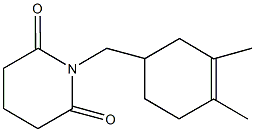 1-[(3,4-dimethyl-3-cyclohexen-1-yl)methyl]-2,6-piperidinedione Struktur