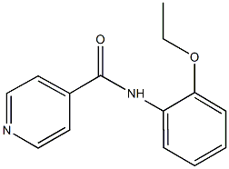 N-(2-ethoxyphenyl)isonicotinamide Struktur