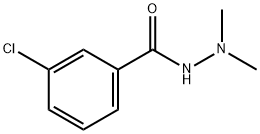 3-chloro-N',N'-dimethylbenzohydrazide Struktur