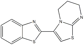 3-(1,3-benzothiazol-2-yl)-6,7-dihydro-5H-[1,3]thiazolo[3,2-a]pyrimidine Struktur