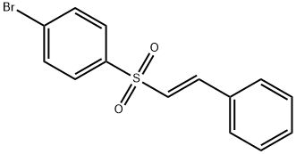 4-bromophenyl 2-phenylvinyl sulfone Struktur