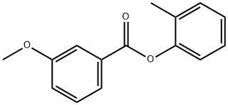 2-methylphenyl 3-methoxybenzoate Struktur