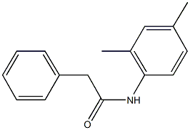 N-(2,4-dimethylphenyl)-2-phenylacetamide Struktur