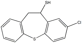 8-chloro-10,11-dihydrodibenzo[b,f]thiepin-10-yl hydrosulfide Struktur