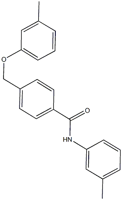 4-[(3-methylphenoxy)methyl]-N-(3-methylphenyl)benzamide Struktur