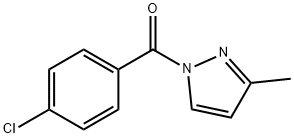 1-(4-chlorobenzoyl)-3-methyl-1H-pyrazole Struktur