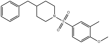 4-[(4-benzyl-1-piperidinyl)sulfonyl]-2-methylphenyl methyl ether Struktur