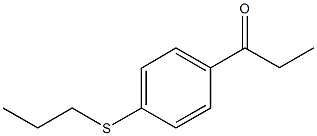 1-[4-(propylsulfanyl)phenyl]-1-propanone Struktur