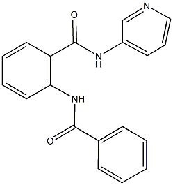 2-(benzoylamino)-N-(3-pyridinyl)benzamide Struktur