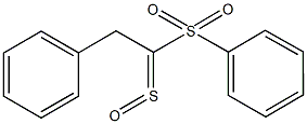 phenyl 2-phenyl-1-sulfinylethyl sulfone Struktur