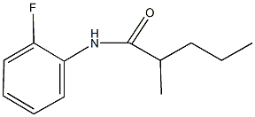 N-(2-fluorophenyl)-2-methylpentanamide Struktur