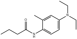 N-[4-(diethylamino)-2-methylphenyl]butanamide Struktur